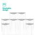 Food Storage Containers Set of 8 - Grey